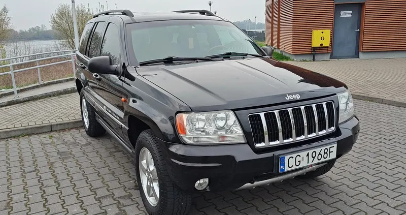 grudziądz Jeep Grand Cherokee cena 32500 przebieg: 298670, rok produkcji 2004 z Grudziądz